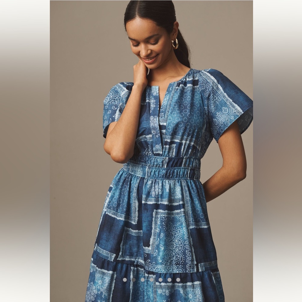 ANTHROPOLOGIE Somerset Maxi Dress / NWT - Picture 2 of 4